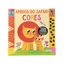 Quebra-cabeça em ação: Amigos do Safári - Cores