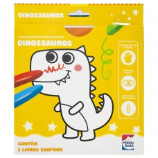 Livro-sanfona Para Colorir: Dinossauros