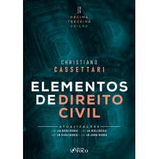 Elementos de Direito Civil - 13ª Ed - 2025