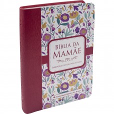 Bíblia da Mamãe, com estudos devocionais, capa sintética goiaba, ARA