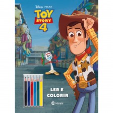 Pop gigante ler e colorir com lápis - Toy Story 4