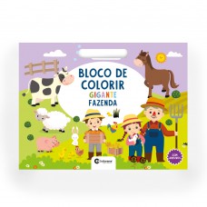 Pop bloco de colorir gigante fazenda
