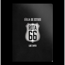 BÍBLIA NVI DE ESTUDO ROTA 66 - Luxo Preto
