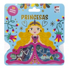 Livro com Adesivos Fofinhos: Princesas