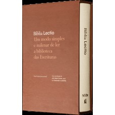 Bíblia Lectio, Nova Versão Internacional (NVI), tecido sobre capa dura