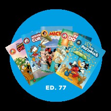 Kit Gibis Disney Edição 77 - Agosto/2025 - com 5 revistas