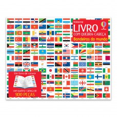 Bandeiras do mundo: Livro com quebra-cabeça