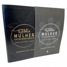 Bíblia mulher extraordinária - Estudo, Meditação e Oração - Preta