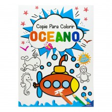 Copie para Colorir: Oceano