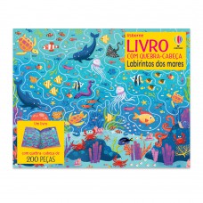Labirintos dos mares: livro com quebra-cabeça