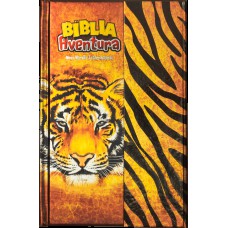 Bíblia Aventura para crianças, NVI, Capa dura com fechamento em ímã, Tigre, Leitura Perfeita