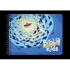 Bíblia Ilustrada Anote Kids NVT espiral - Peixinhos