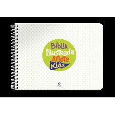 Bíblia Ilustrada Anote Kids NVT espiral - Stickers