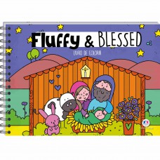 Fluffy and Blessed - Livro de colorir com marcador Fluffy and Blessed - Livro de colorir com marcador