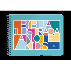Bíblia Ilustrada Anote Kids NVT espiral - Colors