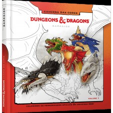 DUNGEONS & DRAGONS: CAVERNA DAS CORES - VOLUME 1 - LIVRO DE COLORIR OFICIAL DE DUNGEONS & DRAGONS