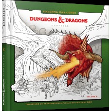 DUNGEONS & DRAGONS: CAVERNA DAS CORES - VOLUME 2 - LIVRO DE COLORIR OFICIAL DE DUNGEONS & DRAGONS