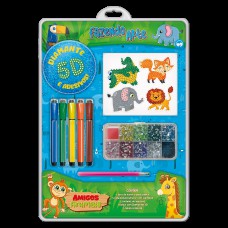 Fazendo Arte Diamante 5D - Amigos Animais