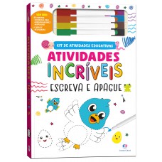 Atividades incríveis - Kit escreva e apague Atividades incríveis - Kit escreva e apague