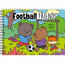 Football Friends - Livro de colorir com marcador