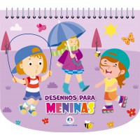 Desenhos para meninas - Livro com canetinha