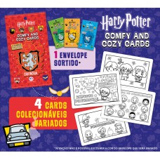 Harry Potter - Comfy and Cozy 4 Cards para colorir e colecionar Harry Potter - Comfy and Cozy 4 Cards para colorir e colecionar