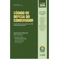 Código de Defesa do Consumidor 2026: Lei nº 8.078, de 11 de setembro de 1990 Código de Defesa do Consumidor 2026: Lei nº 8.078, de 11 de setembro de 1990