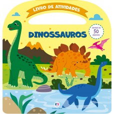 Dinossauros - Atividades e mais 50 adesivos Dinossauros - Atividades e mais 50 adesivos