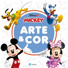 Arte e cor Mickey e Minnie