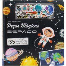 Peças Mágicas - Um livro com velcro: Espaço
