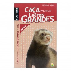 Scottini Caça-Palavras Letras Grandes (32p) N.2129 (Difícil)