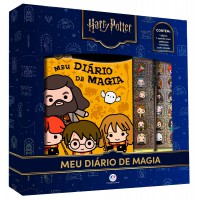 Harry Potter - Meu Diário de Magia com Varinha-Caneta e Adesivos