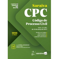 Código de Processo Civil - Legislação Saraiva de Bolso - 7ª Edição 2026