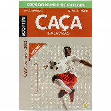 Scottini Temático Caça-palavras COPA DO MUNDO MÉDIO (32p) N.3003 Scottini Temático Caça-palavras COPA DO MUNDO MÉDIO (32p) N.3003