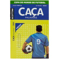Scottini Temático Caça-palavras COPA DO MUNDO MÉDIO (32p) N.3001