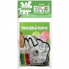 Fazendo Arte com Balão! Atividades & Colorir: Tricerátopo Fazendo Arte com Balão! Atividades & Colorir: Tricerátopo