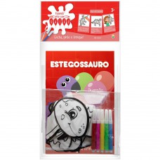 Fazendo Arte com Balão! Atividades & Colorir: Estegossauro Fazendo Arte com Balão! Atividades & Colorir: Estegossauro