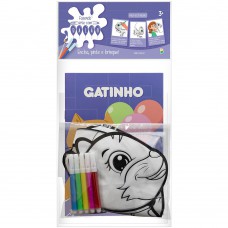 Fazendo Arte com Balão! Atividades & Colorir: Gatinho Fazendo Arte com Balão! Atividades & Colorir: Gatinho