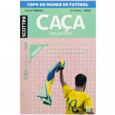 Scottini Temático Caça-palavras COPA DO MUNDO MÉDIO (32p) N.3006
