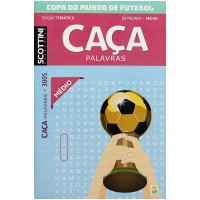 Scottini Temático Caça-palavras COPA DO MUNDO MÉDIO (32p) N.3005
