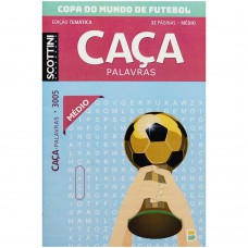 Scottini Temático Caça-palavras COPA DO MUNDO MÉDIO (32p) N.3005