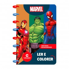 Livro Para Colorir Com Discos - Marvel Homem-Aranha