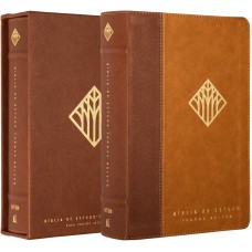 Bíblia de Estudo Thomas Nelson NVI, Capa marrom com caixa luxo, Leitura Perfeita | Bíblia com mais de 50 mil recursos