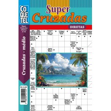Livro Coquetel Super Palavras Cruzadas Diretas 32 S/P