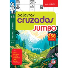 Livro Coquetel Jumbo Palavras Cruzadas Médio 18 S/P Livro Coquetel Jumbo Palavras Cruzadas Médio 18 S/P