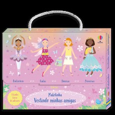 Maletinha: Vestindo minhas amigas - rosa Maletinha: Vestindo minhas amigas - rosa