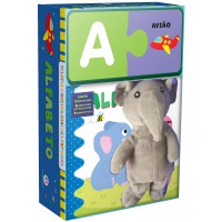 Alfabeto - Livro com pelúcia e quebra-cabeça Alfabeto - Livro com pelúcia e quebra-cabeça