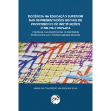 Docência na educação superior nas representações sociais de professores de instituições pública e privada