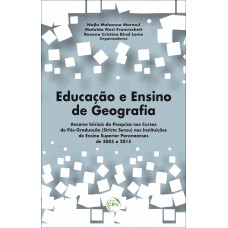 Educação e ensino de geografia