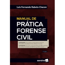 Manual de Prática Forense Civil - 8ª Edição 2021